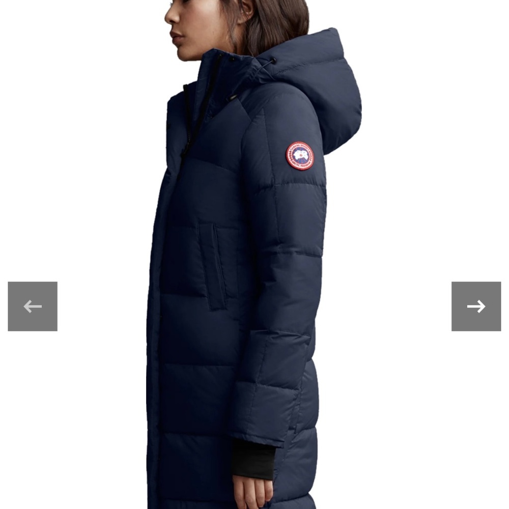 Canada Goose Navy Small Alliston Down Jacket